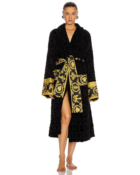 versace robe xs|Versace bath robes for women.